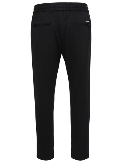 Shop Dolce & Gabbana Black Viscose Blend Trousers