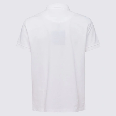 Shop Moose Knuckles White Cotton Polo Shirt