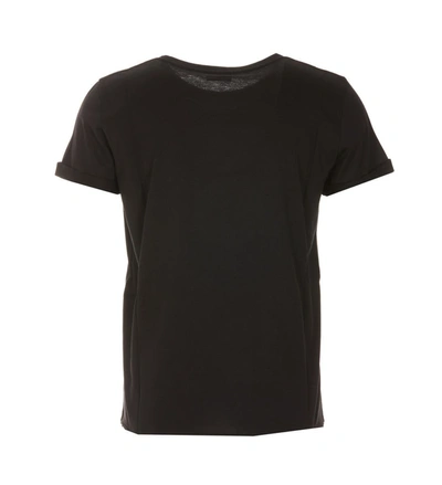 Shop Saint Laurent Black Cotton T-shirt