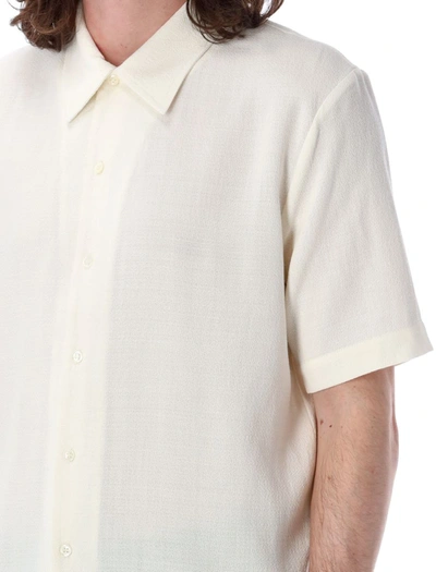 Shop Séfr Suneham Shirt In Off White