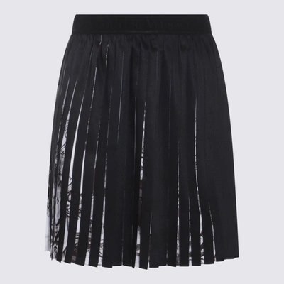 Shop Versace Jeans Couture Black And White Skirt