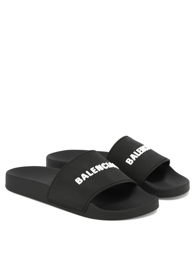 Shop Balenciaga "pool" Sandals