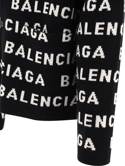 Shop Balenciaga Cardigan With Logo