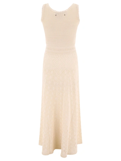 Shop Golden Goose "lowell" Crochet Dress