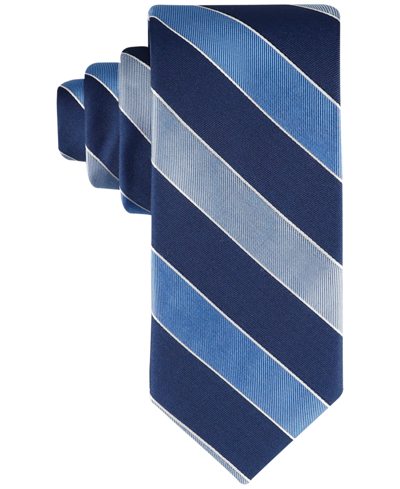 Shop Tommy Hilfiger Men's Thomas Stripe Tie In Navy,blue