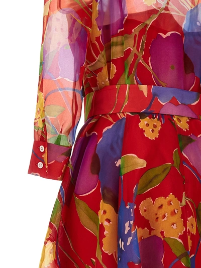 Shop Carolina Herrera Floral Evening Dress Dresses Multicolor