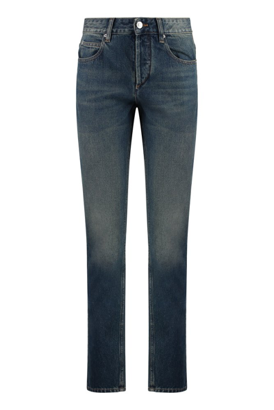 Shop Isabel Marant Jiliana High Rise Skinny Jeans In Blue