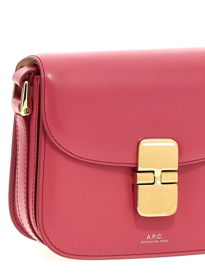 Shop Apc Grace Mini Shoulder Bags Fuchsia