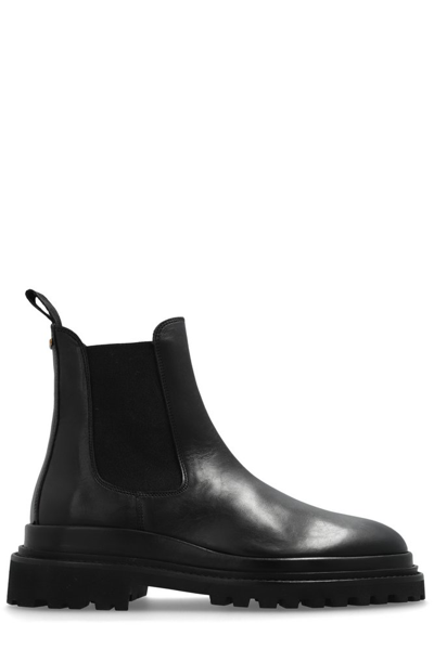 Shop Isabel Marant Castay Round Toe Chelsea Boots In Black