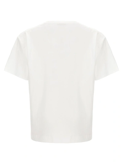 Shop Valentino Maison  Label T-shirt White