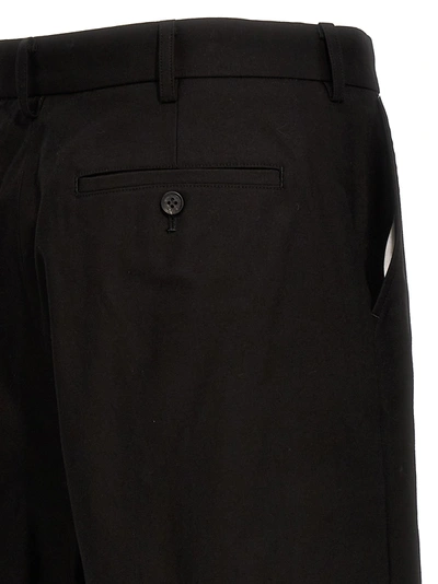 Shop Comme Des Garçons Homme Deux Selvedge Pants Black