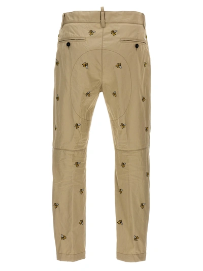 Shop Dsquared2 Sexy Chino Pants Beige