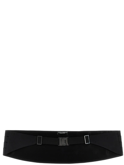 Shop Dolce & Gabbana Tucked-up Belt Belts Black