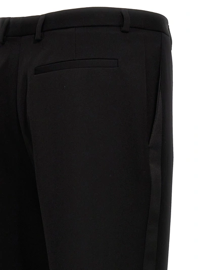 Shop Saint Laurent Tuxedo Pants Black