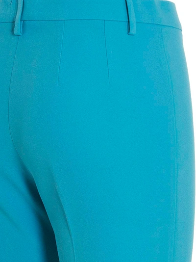 Shop Etro With Pleat Pants Light Blue