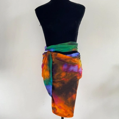 Pre-owned Attico Ruched Mini Skirt