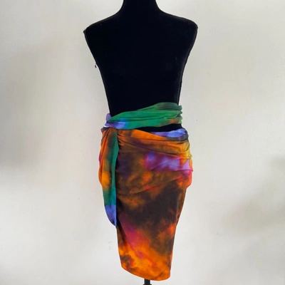 Pre-owned Attico Ruched Mini Skirt