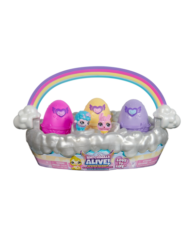 Shop Hatchimals Alive, Spring Basket With 6 Mini Figures, 3 Self-hatching Eggs, Fun Gift And Easter Toy In Multi-color