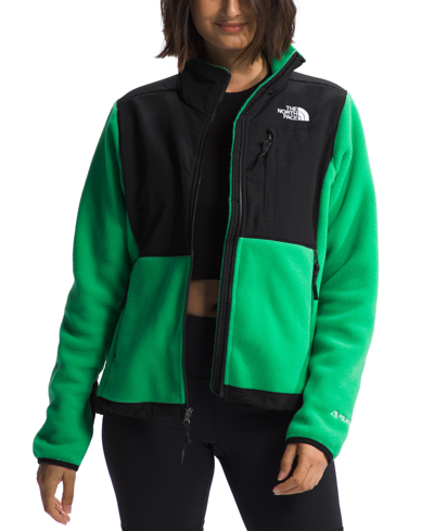 Shop The North Face Women's Denali Fleece Jacket In Optic Emerald