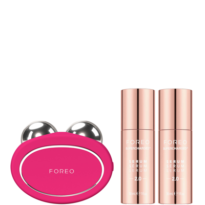 Shop Foreo Bear 2 Firm And Lift Supercharged Set - Fuchsia