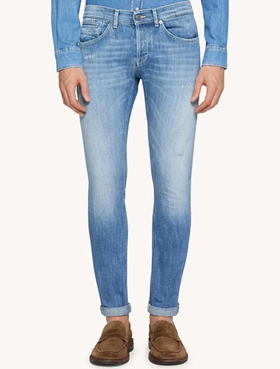 Dondup George Skinny Stretch Jeans In Blue