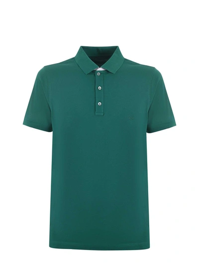 Shop Fay T-shirts And Polos In Verde Smeraldo