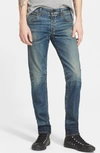 RAG & BONE Standard Issue 'Fit 2' Slouchy Slim Fit Jeans (Distress Blue)