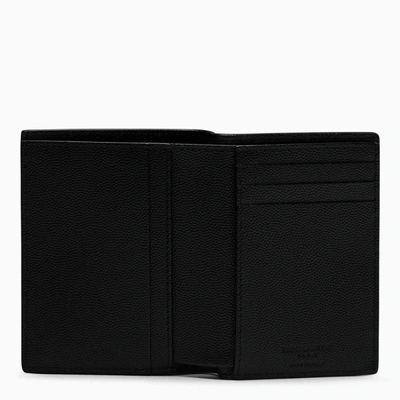 Shop Saint Laurent Black Vertical Bi-fold Wallet Men
