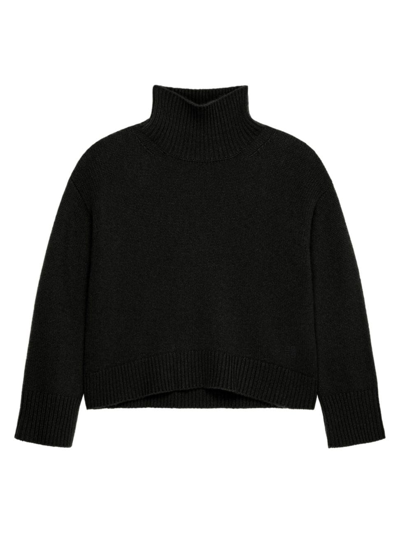 Shop Givenchy Men's Oversized Turtleneck Sweater In Cashmere In Black