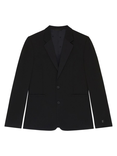 Shop Givenchy Men's Slim Fit Jacket In Wool In Black