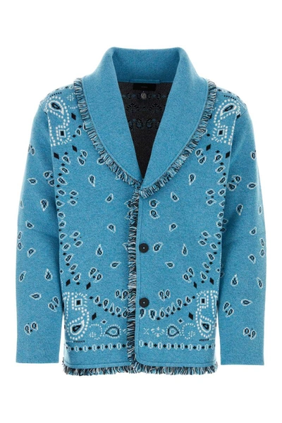 Shop Alanui Knitwear In Clear Blue