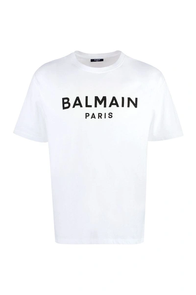 Shop Balmain T-shirts And Polos In White