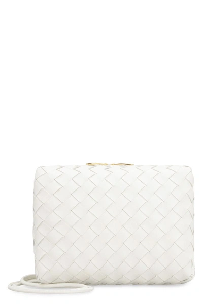 Shop Bottega Veneta Small Loop Camera Bag In White