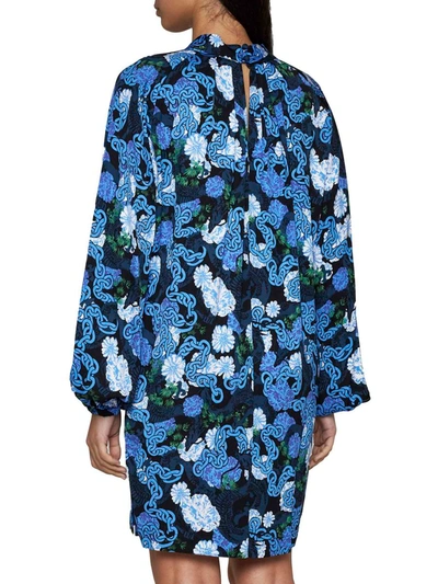 Shop Diane Von Furstenberg Dresses In Blue/black