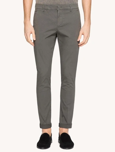 Shop Dondup Trousers In Fumo