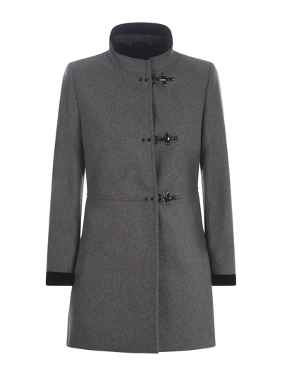 Shop Fay Coat  "virginia" In Grey