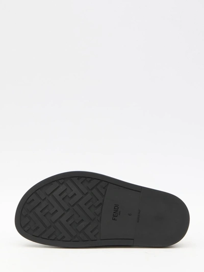 Shop Fendi Feel Sandals In Beige