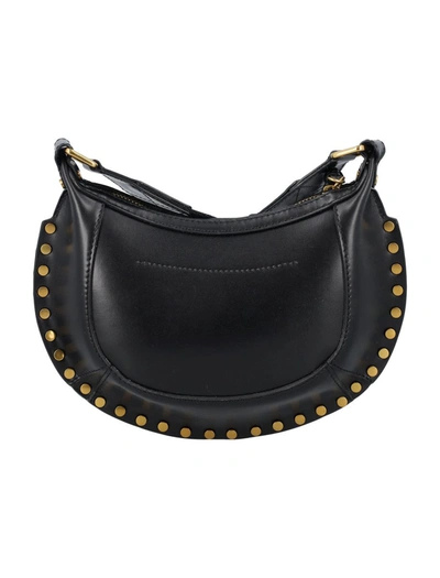Shop Isabel Marant Moon Leather Mini Bag In Black