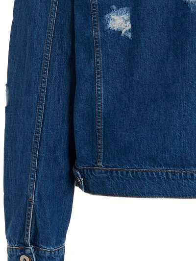 Shop Jw Anderson J.w. Anderson Light Blue Cotton Jeans