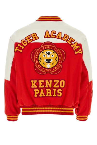 Shop Kenzo Jackets In Cerise
