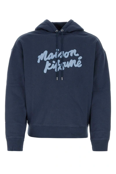 Shop Maison Kitsuné Maison Kitsune Sweatshirts In Blue