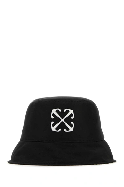 Shop Off-white Off White Hats And Headbands In Black