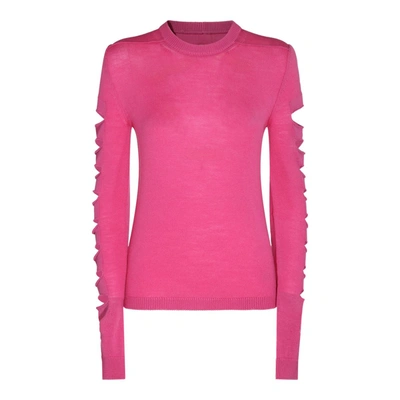 Shop Rick Owens Sweaters In Hot Pink