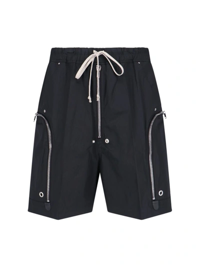Shop Rick Owens Shorts In Black