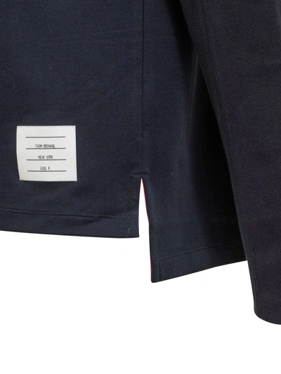 Shop Thom Browne T-shirts In Blue