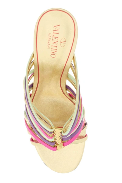 Shop Valentino Garavani Sandals In Multicoloured