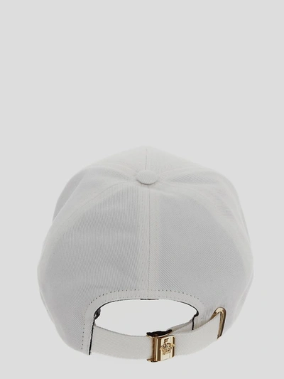 Shop Versace Hat In Biancotabacco