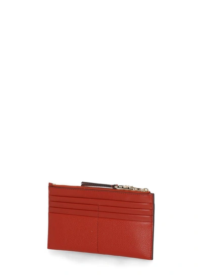 Shop Michael Kors Empire Terracotta Wallet In Red