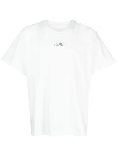 Shop Mm6 Maison Margiela Classic T-shirt Clothing In White