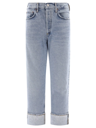 Shop Agolde "fran Low Slung" Jeans